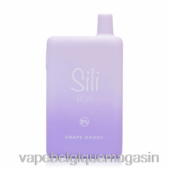 Vape Belgique Sili Box 6000 Jetable Grape Daddy